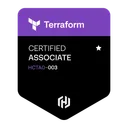 HashiCorp Certified: Terraform Associate (003) badge