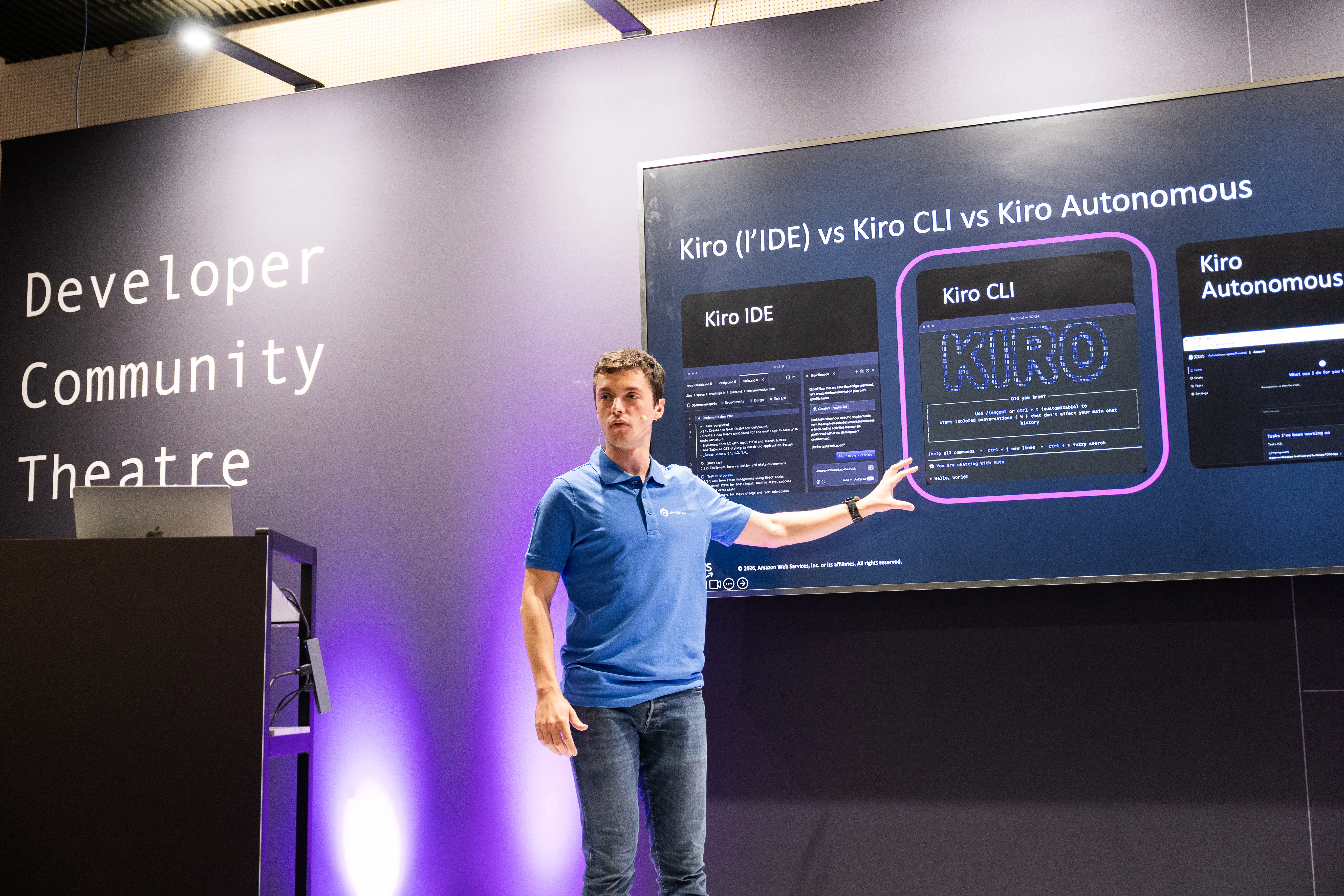 François Dexemple speaking at AWS Summit Paris 2026