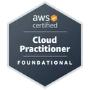 AWS Certified Cloud Practitioner badge